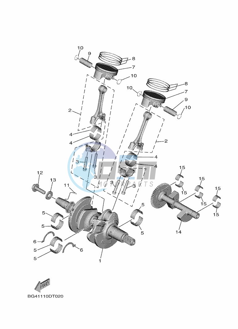 CRANKSHAFT & PISTON