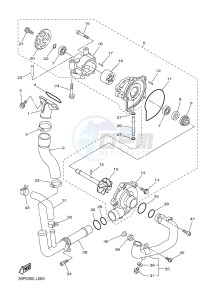 FZ8-S ABS FZ8 FAZER (ABS) 800 (1BD4 1BD6) drawing WATER PUMP