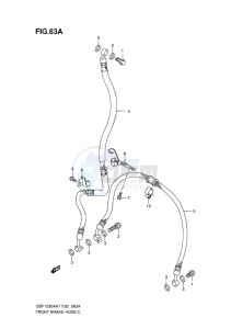 GSF-1250S ABS BANDIT EU drawing FRONT BRAKE HOSE