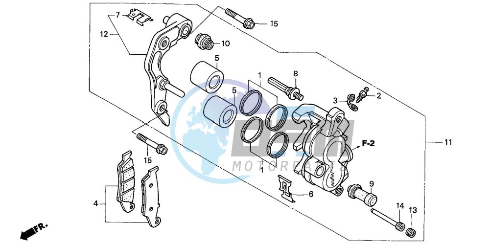 FRONT BRAKE CALIPER