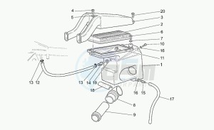 California 1100 Stone Special Sport drawing Air filter