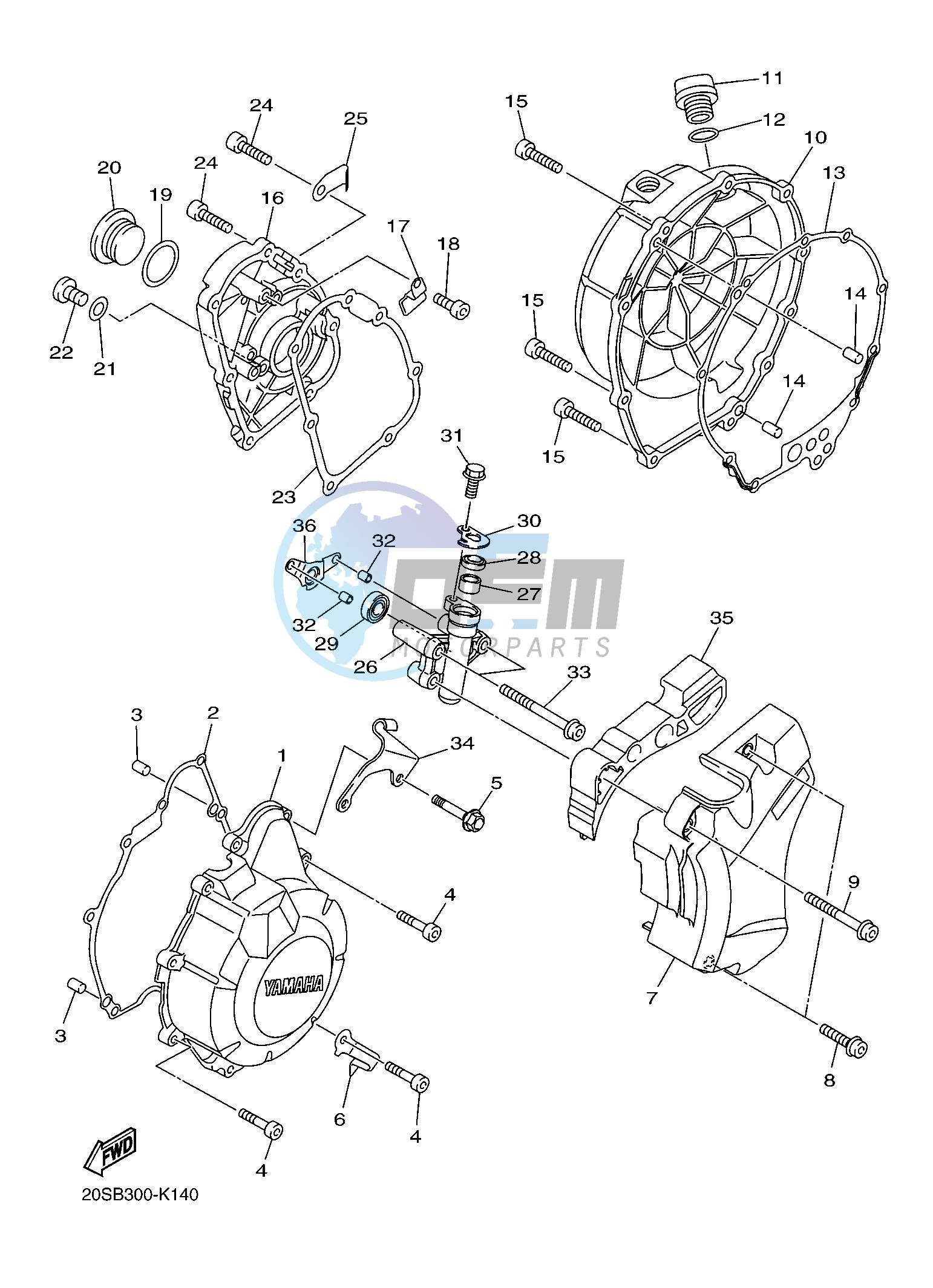 CRANKCASE COVER 1