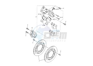 FZ6 NS 600 drawing FRONT BRAKE CALIPER