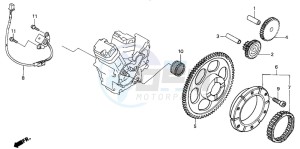 XL650V TRANSALP drawing PULSE GENERATOR/ STARTING CLUTCH