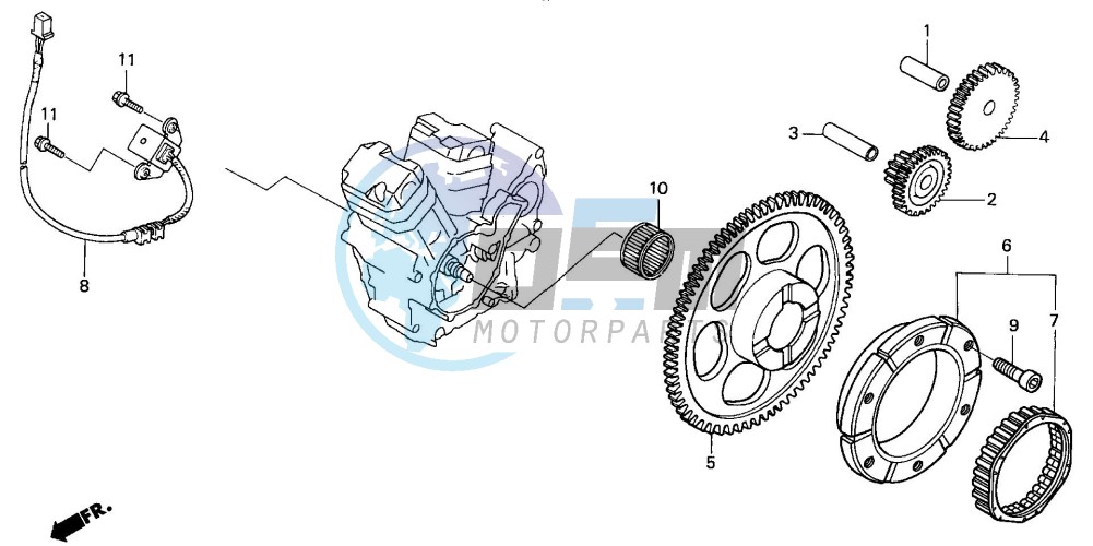 PULSE GENERATOR/ STARTING CLUTCH