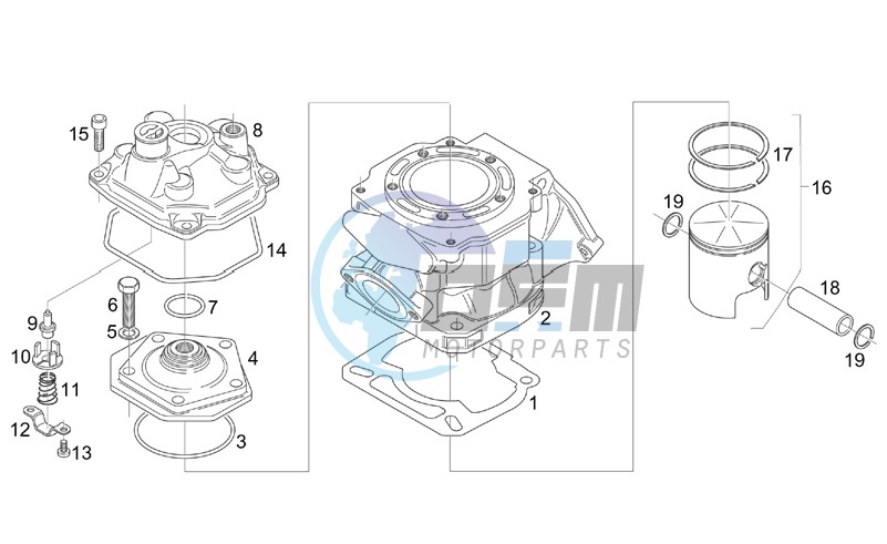 Cylinder - Head - Piston