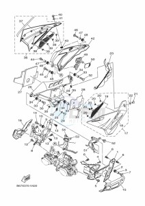 MT-10 MTN1000 (B67X) drawing COWLING 3