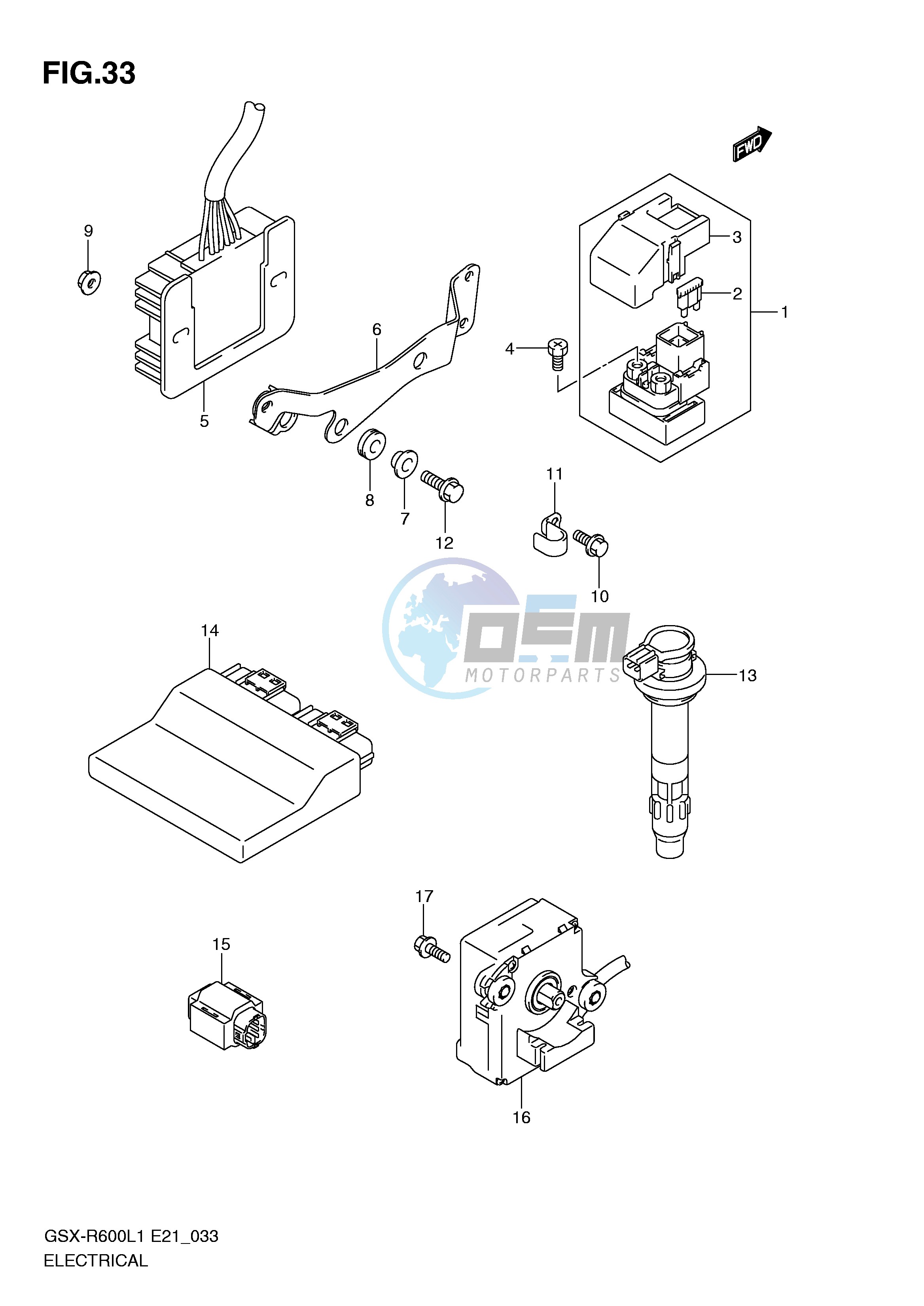 ELECTRICAL (GSX-R600UEL1 E21)