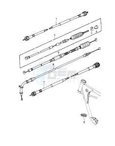 KZ 250 D [KZ250] (D1) [KZ250] drawing CABLES -- 80 D1- -