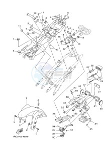 MT09 900 (1RCF) drawing FENDER