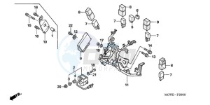 VFR8009 U / MME TWO drawing COWL STAY (VFR800)