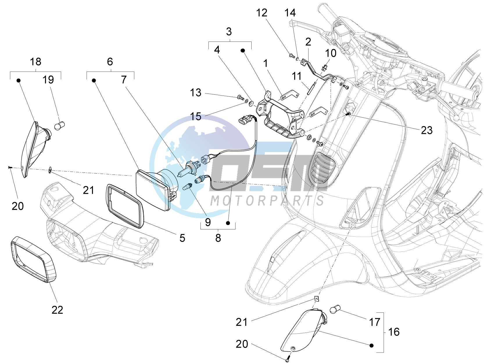 Head lights - Turn signal lamps