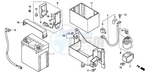 CA125 REBEL drawing BATTERY