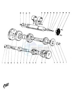 F4 [SIDEWINDER] 250 [SIDEWINDER] drawing TRANSMISSION_CHANGE DRUM