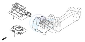 FJS600D SILVER WING drawing GASKET KIT A