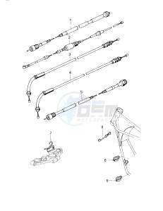 KZ 750 G [LTD II] (G1) [LTD II] drawing CABLES