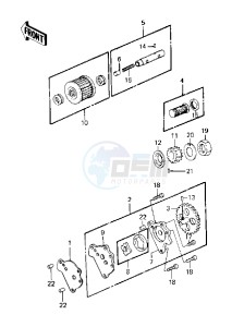 KLT 250 C [PRAIRIE] (C1) [PRAIRIE] drawing OIL PUMP_OIL FILTER -- 83 C1- -