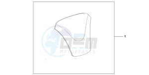 XL650V TRANSALP drawing TANK PAD