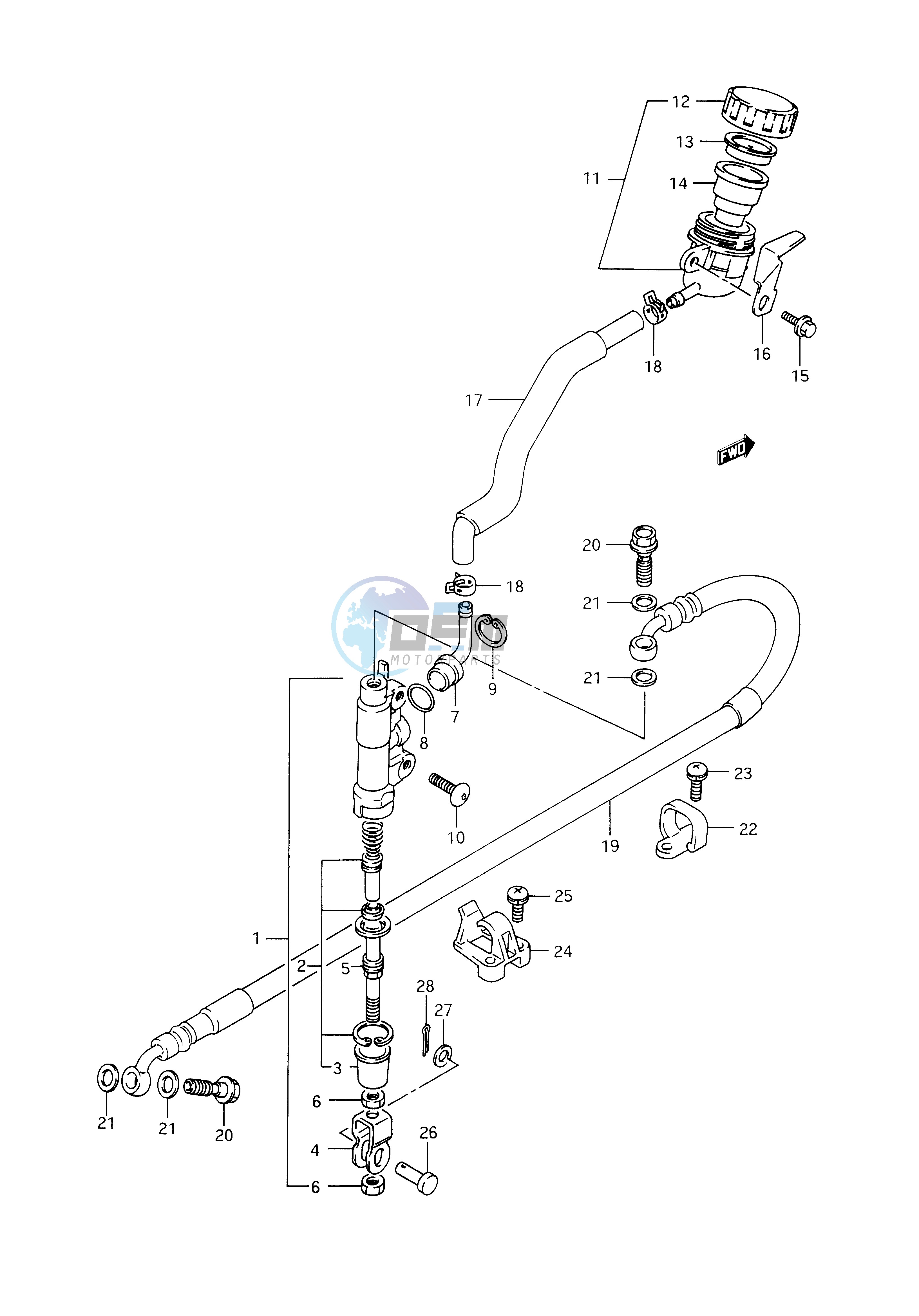 REAR MASTER CYLINDER