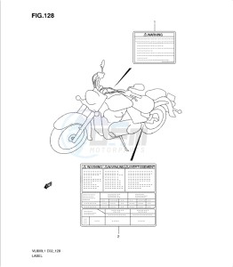 VL800 drawing LABEL (VL800CUEL1 E19)