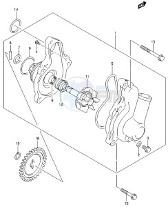 LT-Z400 drawing WATER PUMP