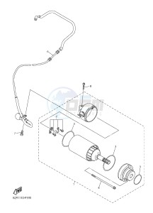 WR250F (2GBC 2GBD 2GBE) drawing STARTING MOTOR