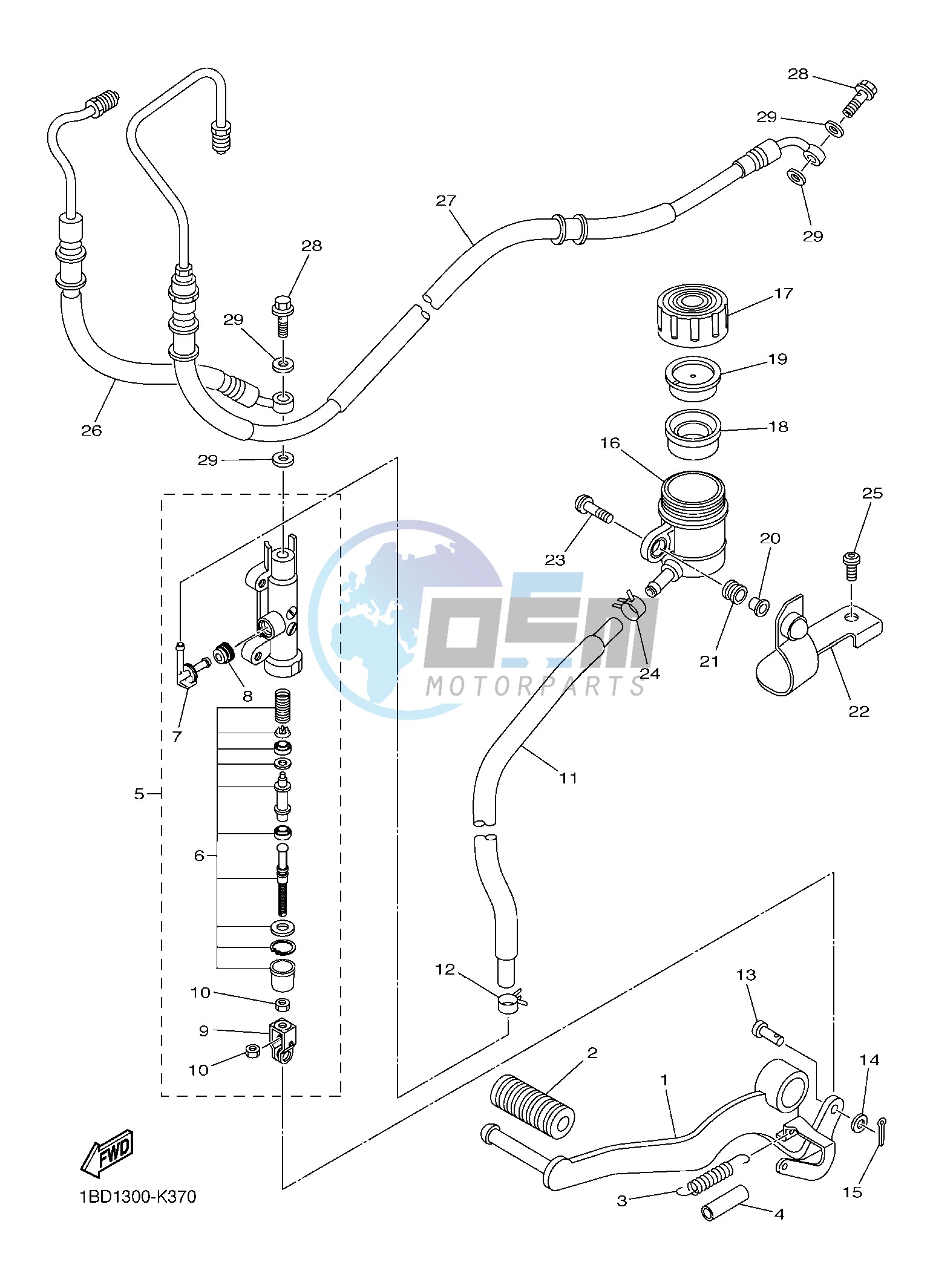 REAR MASTER CYLINDER