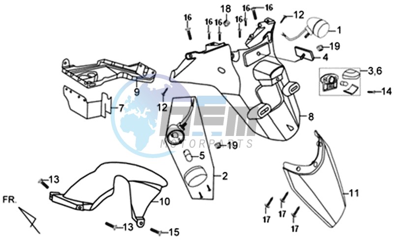 REAR MUDGUARD - MUDGUARD