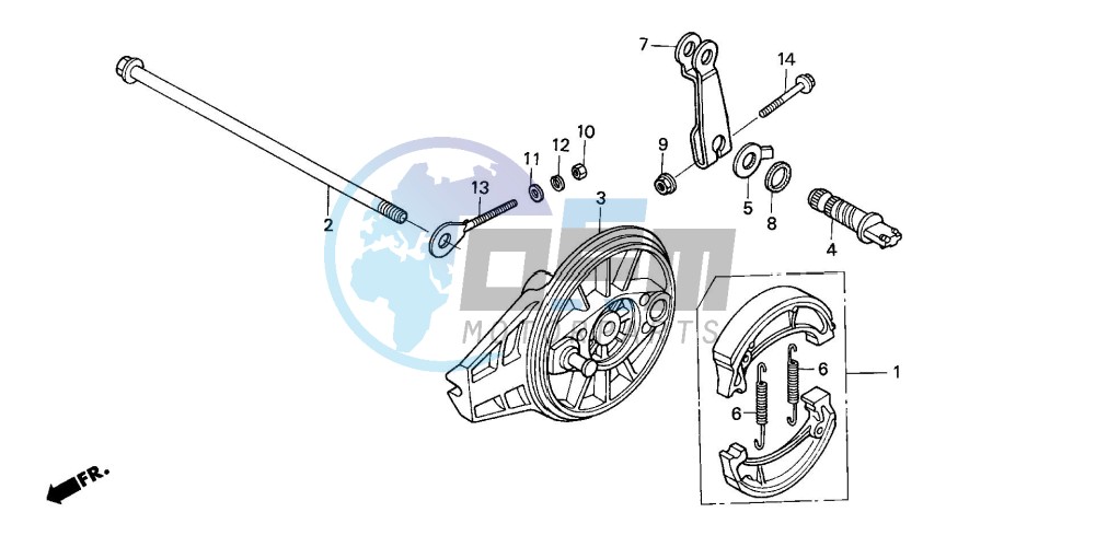 REAR BRAKE PANEL