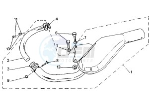 ST RAPIDO - 50 cc drawing EXHAUST