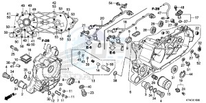 SH300AE SH300AE UK - (E) drawing CRANKCASE