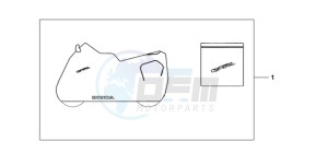 VFR8009 Ireland - (EK / MME) drawing INDOOR CYCLE COVER