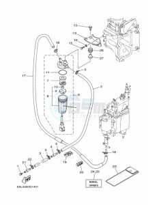 F250TUR-2009 drawing FUEL-SUPPLY-1