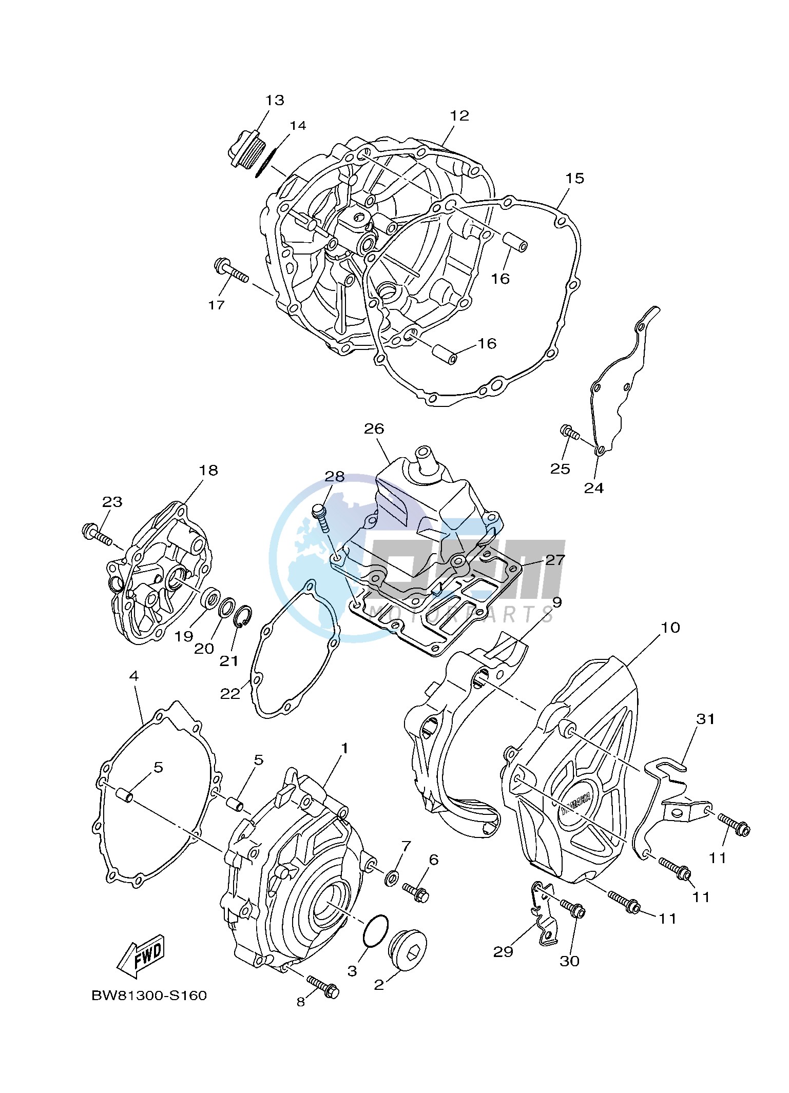 CRANKCASE COVER 1