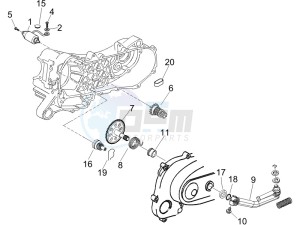 LX 150 4T drawing Starter - Electric starter