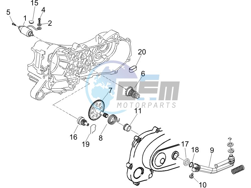 Starter - Electric starter