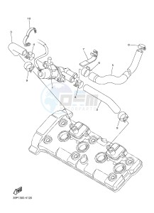 FZ8-NA 800 FZ8 (NAKED, ABS) (59P5) drawing AIR INDUCTION SYSTEM