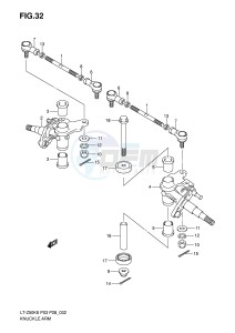 LT-Z50 (P3-P28) drawing KNUCKLE ARM