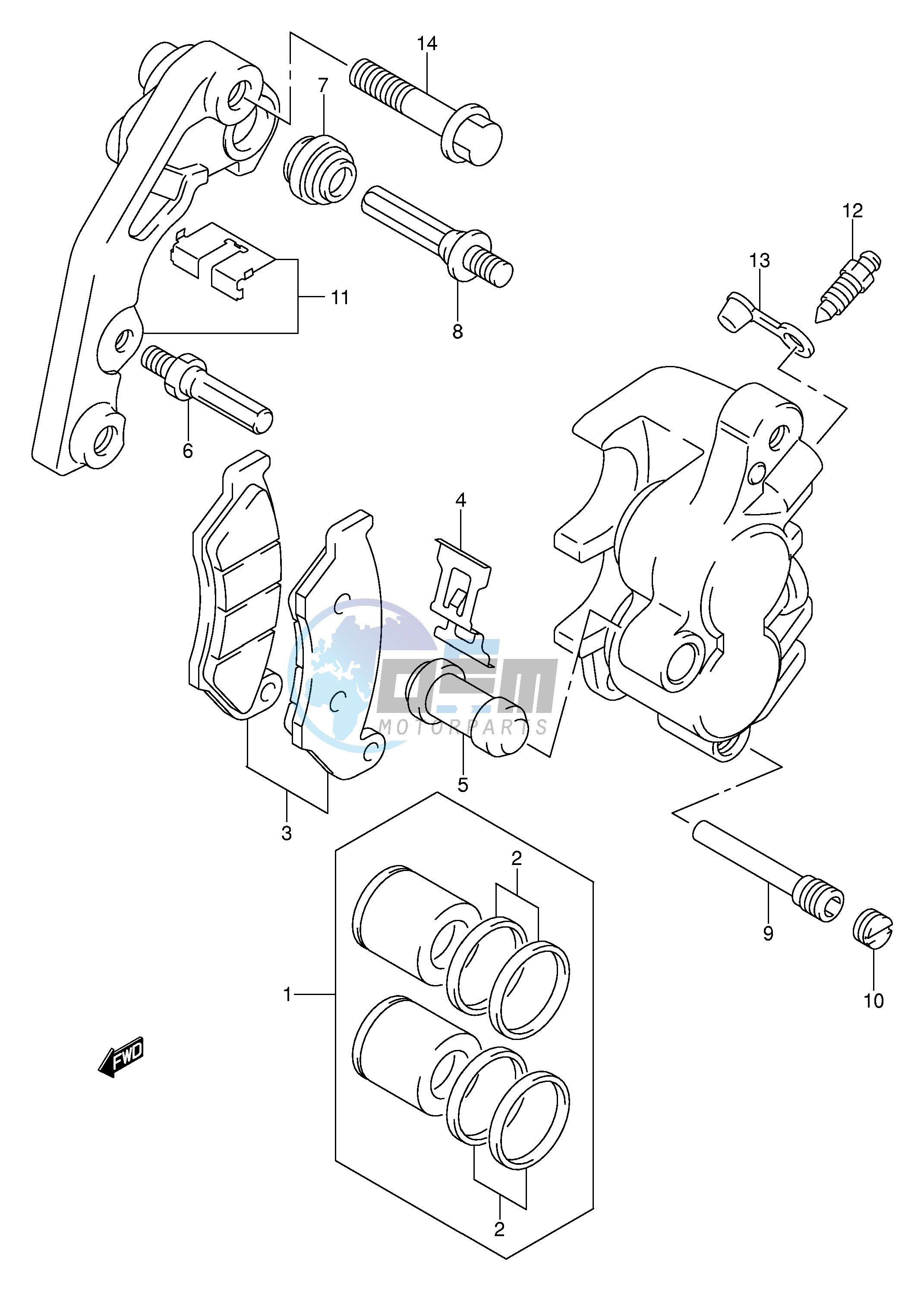 FRONT CALIPER