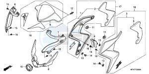 CB1000RAB drawing COWL