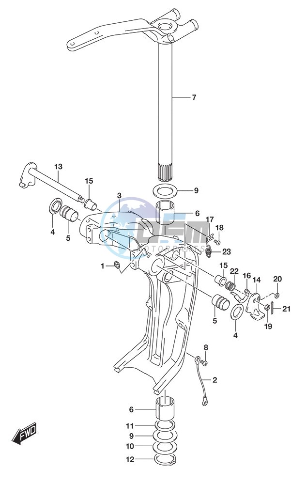 Swivel Bracket w/Transom (X) & (XX)