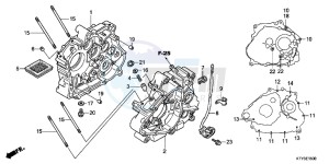 CBR125RSC drawing CRANKCASE