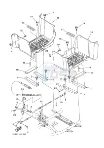 YFM350FWA YFM350DF GRIZZLY 350 4WD (1NSH) drawing STAND & FOOTREST