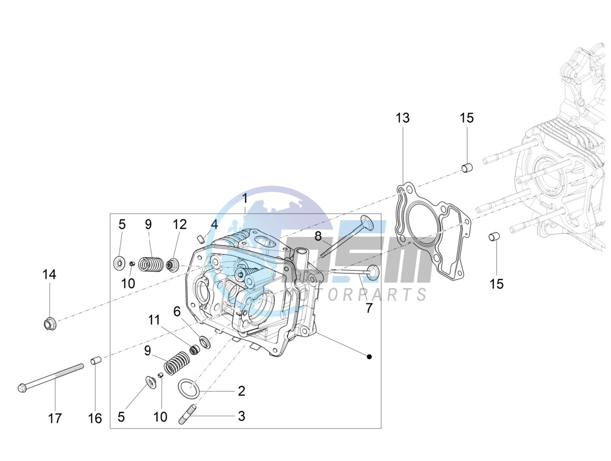 Cylinder head unit - Valve