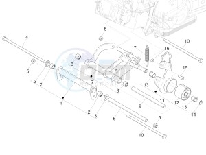 Fly 125 4t 3v ie e3 lem drawing Swinging arm