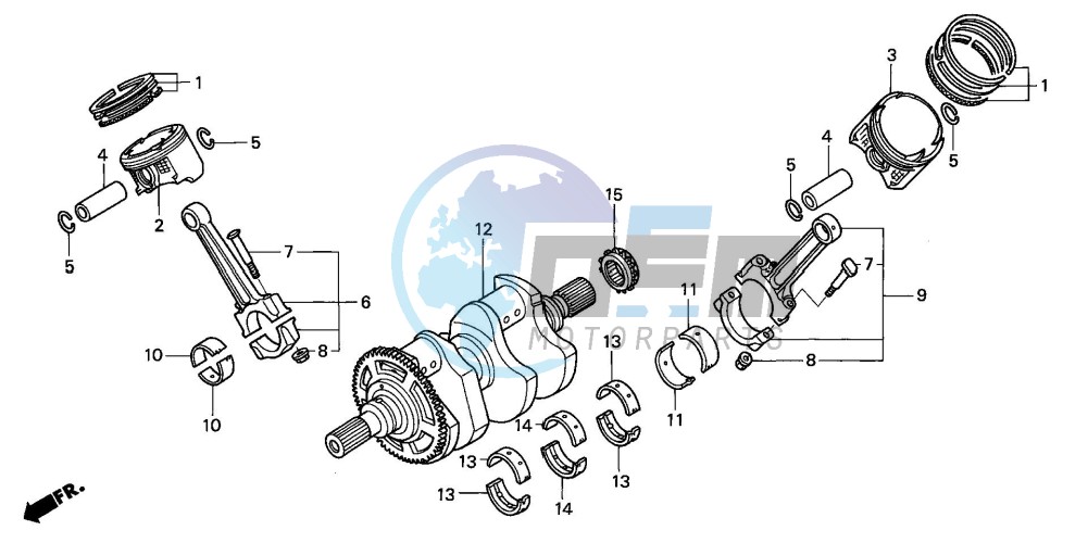 CRANK SHAFT/PISTON