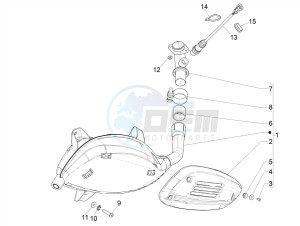 GTV 300 HPE SEI GIORNI IE E4 ABS (NAFTA) drawing Silencer