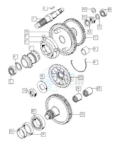 CLASSIC_XL 50 drawing Countershaft