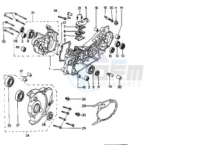 SPEEDAKE - 50 cc drawing CRANKCASE