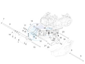 GTS 300 ie ABS Super (APAC) drawing Swinging arm